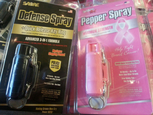 Pepper spray.