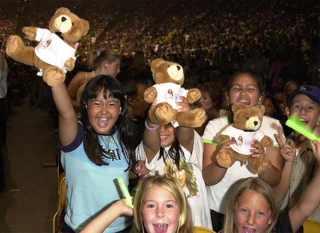 Kids then: Showing you their teddy bears.