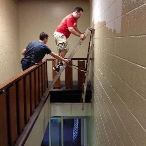 We think we can use ladders like this: