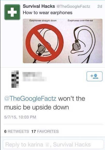 People think music can be UPSIDE DOWN: