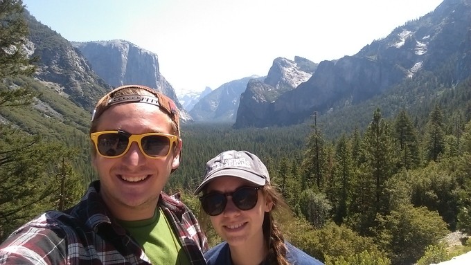 Him and his Ex enjoying their time at Yosemite