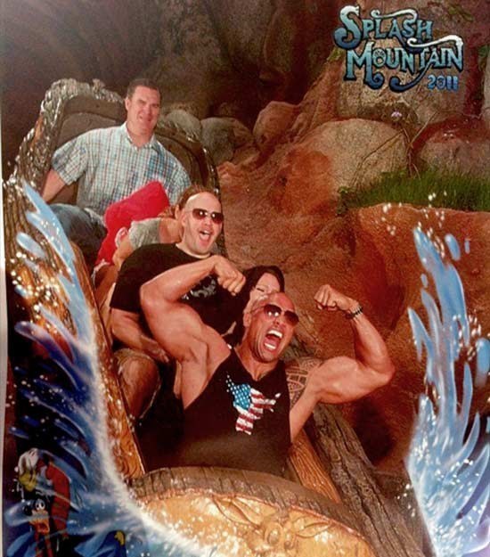 Somehow look cool as fuck in those theme park photos that make everyone else look like a dweeb.