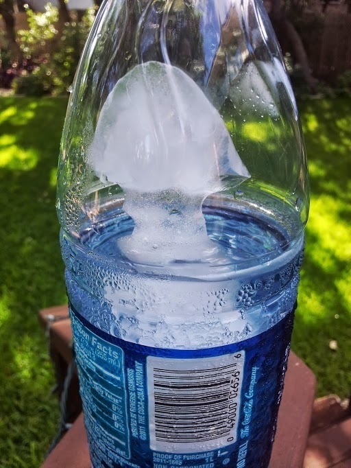 Love me a bottle of icy, cold water.
