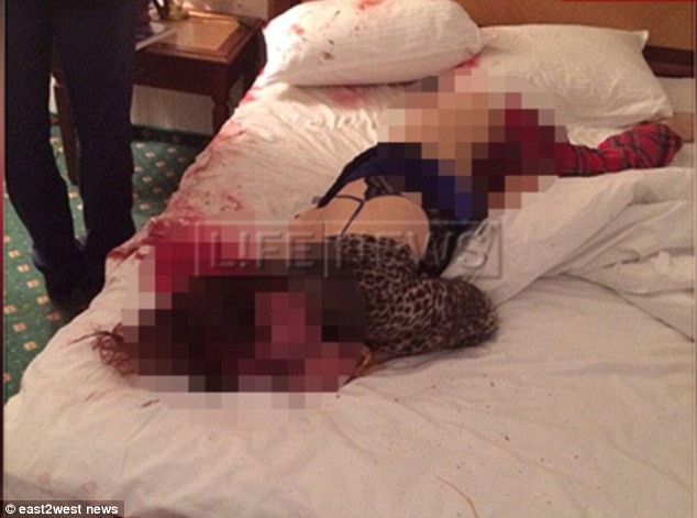 Killed: Egor Sosin, 19, attacked his mother Anastasia Novikova-Sosina in a hotel in Kazan in December 