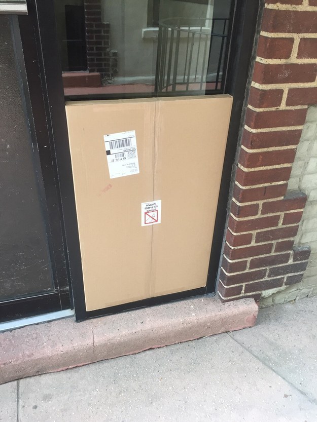 This perfectly delivered package.