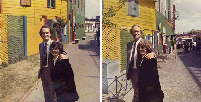 My Parents 1970 & 2010, Buenos Aires