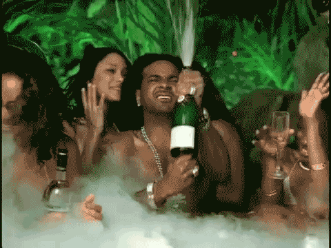 party champagne party time hot tub camron