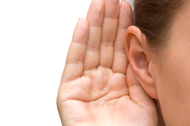 "If you have trouble hearing someone at a party or on the phone, use your right ear."