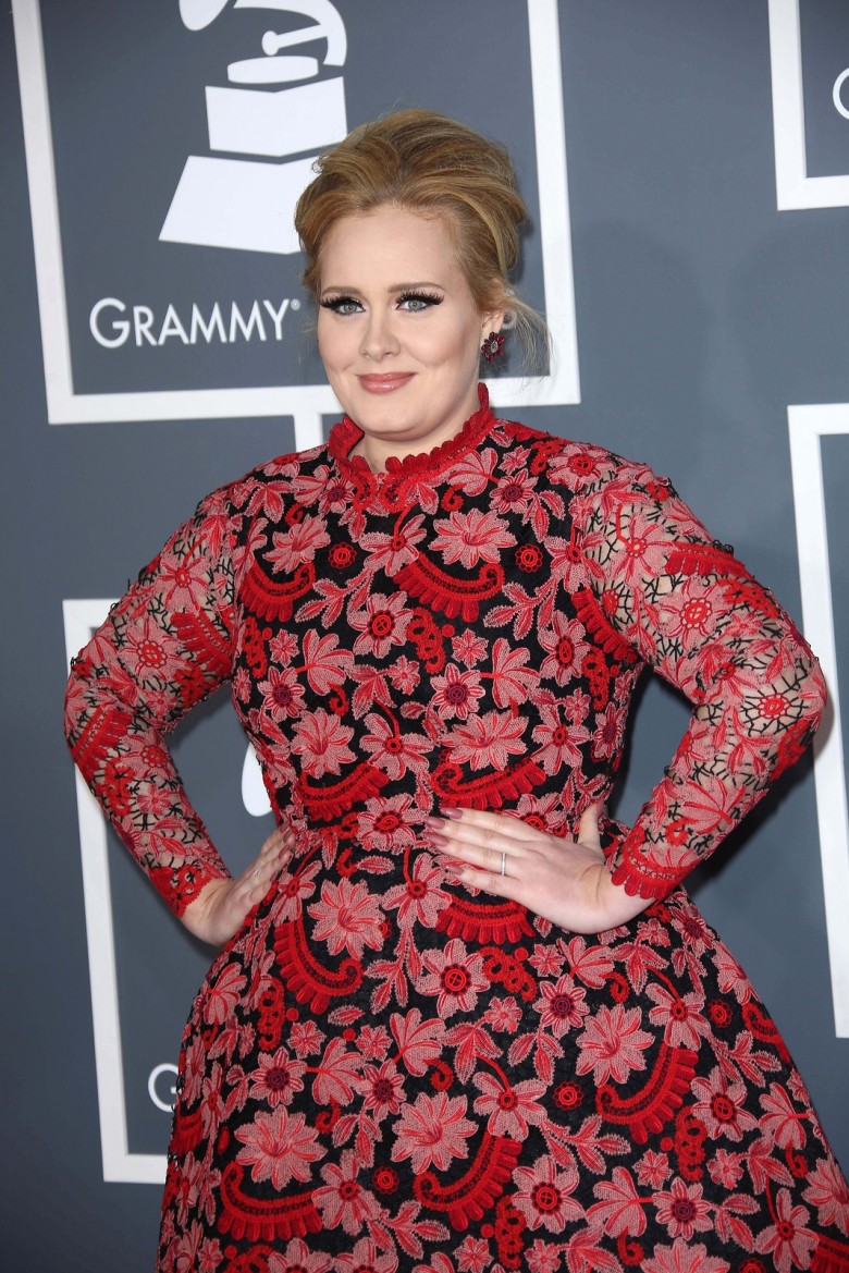 Adele at the 55th Annual GRAMMY Awards, Staples Center, Los Angeles, CA 02-10-13