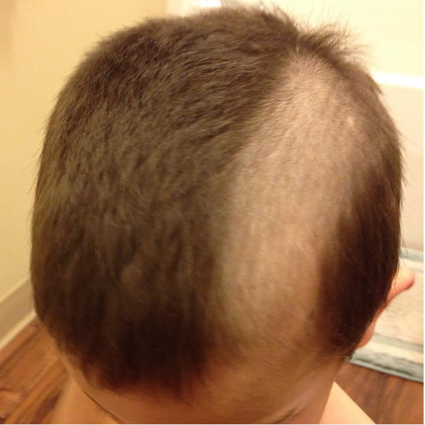 The parent who really wishes they ponied up for the cost of a kid's cut at the hair salon: