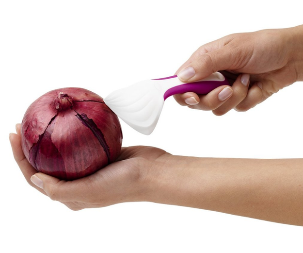 A peeler to keep your hands from getting smelly when you're preparing onions.