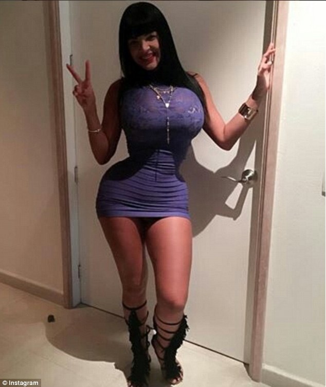 Catty: But the self-confessed queen of cosmetic surgery, with her size 46 hips, has got her claws into other celebrity women over their appearance