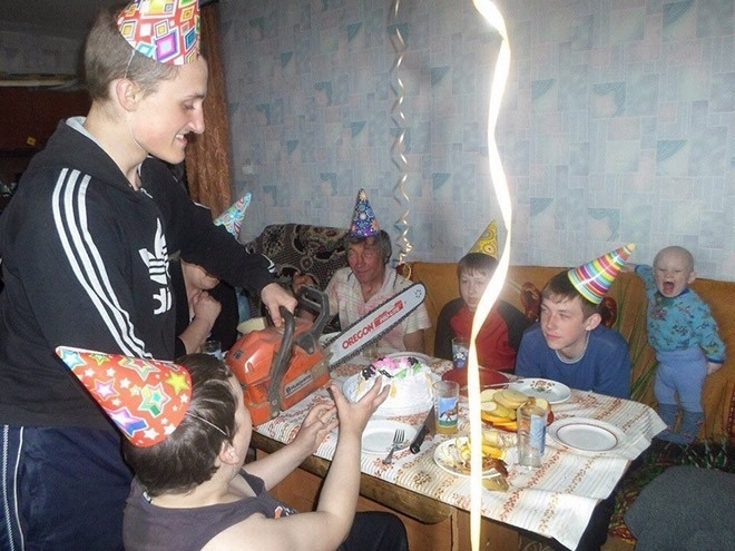Most extreme kid's party ever.