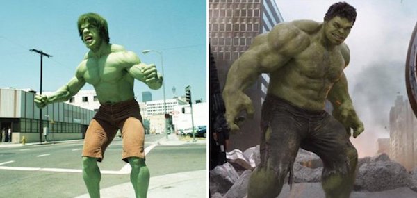 The Hulk - 1978 vs. 2012