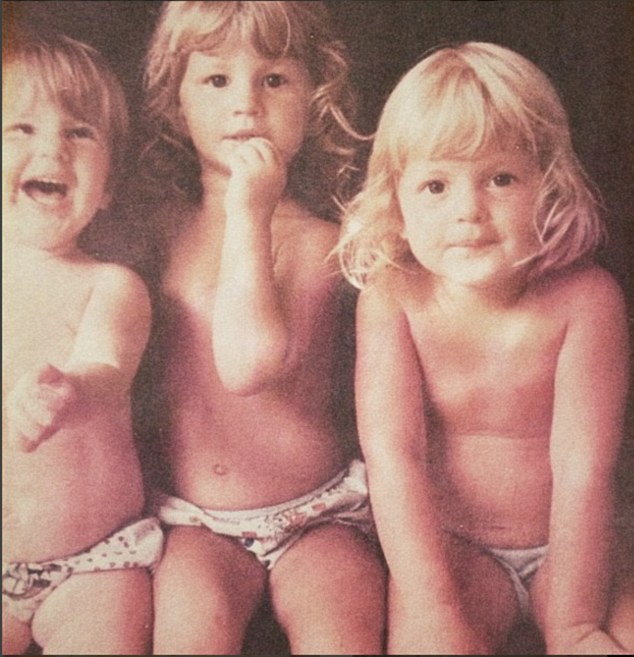 Early years: They made fun of Gisele when she began taking part in modelling competitions, claiming she could only advertise 'broomsticks'. Pictured: Gisele with twin sister Patricia and their sister Gabriela
