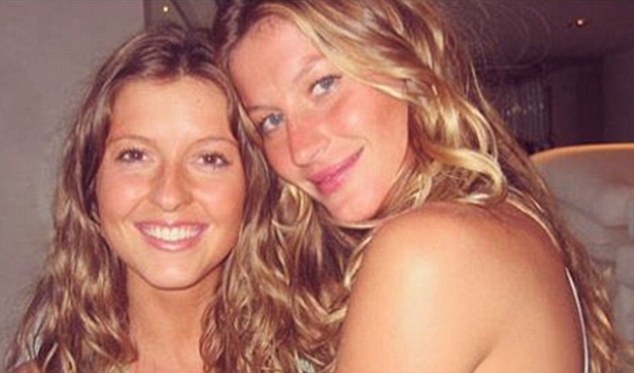 Picked on: At one point, the group of boys threw a live chicken through the window of an outside toilet Giselle was using, causing her to run out screaming, much the amusement of the boys. Pictured, Gisele (left) more recently with twin sister Patricia