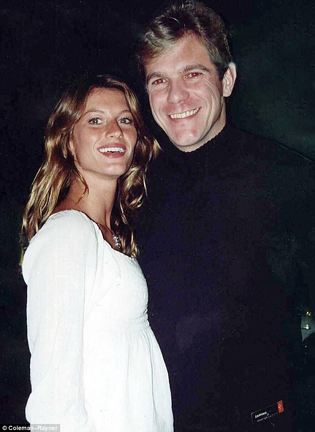 Lucky: Modelling scout Dilson Stein (pictured with Gisele) believes he will never find another model like her. He said 'Gisele means for the modelling industry what Pele means for football'