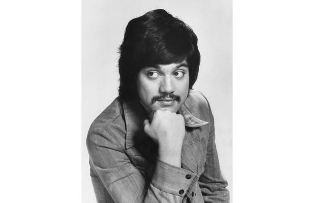 Original caption: Freddie Prinze will be guest host-- for the first time-- of NBC Television Network's The Tonight Show Starring Johnny Carson Monday, January 19 (11:30 P.M.- 1A.M.). Prinze, co-star of NBC-TV's comedy series Chico and the Man, has been a guest on The Tonight Show 13 times since making his first appearance on the show December 6, 1973. --- Image by © Bettmann/CORBIS