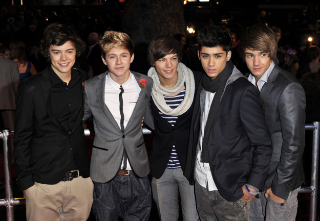 One Direction at the premiere of Harry Potter and the Deathly Hallows: Part 1 in 2010...