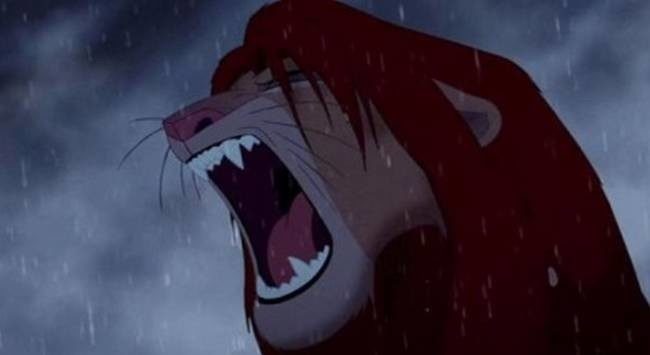 Simba's roar was actually that of a tiger, since sound techs working on the movie determined that a lion's roar wouldn't have been powerful enough.