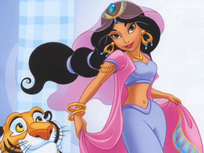 Jasmine and Mulan are the only princesses who wear pants.