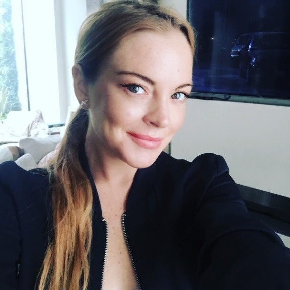 But this is Lindsay Lohan today.