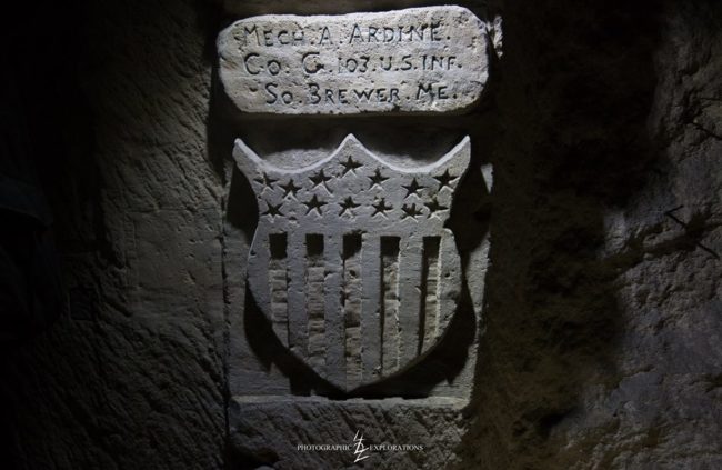 While in the tunnels, Askat came across this memorial.