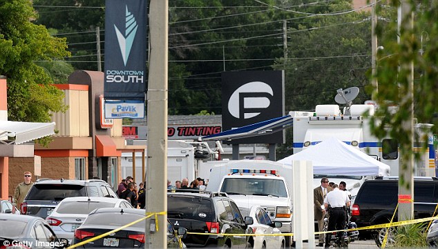 Shooting: In reality 49 people died in the shooting at Pulse gay club (pictured) in Orlando, Florida - but of course 'Alfonso' wasn't one of them. He says he hasn't bothered suing because Mexican law is too weak