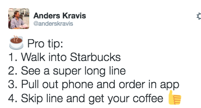 Use your phone to skip the line: