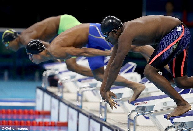 Go! When Habte emerged from his opening dive, he was almost a body length behind