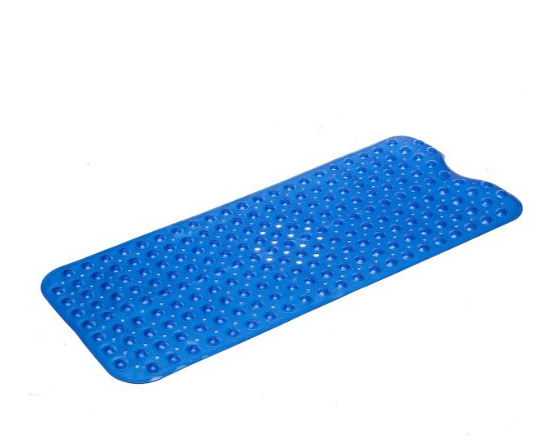 An antibacterial bathmat that will stop you from slipping and sliding in the shower.