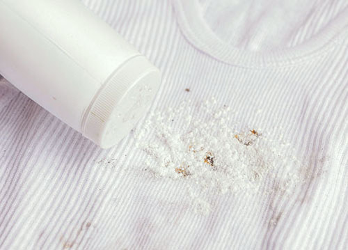 Baby powder works wonders at getting oil stains out of your clothes.