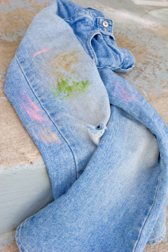 Got grass stains? Try 1 tablespoon dish soap and 2 tablespoons hydrogen peroxide.