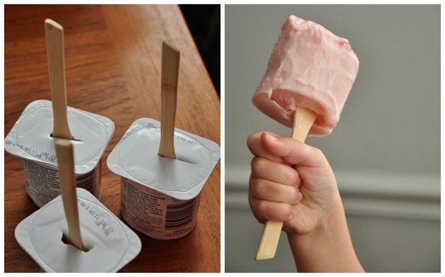 Freeze yogurt to make ice pops your kid will love.