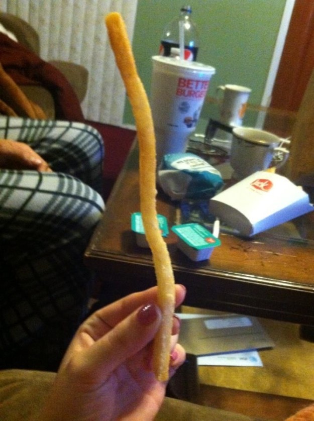 This fry that's packing heat.