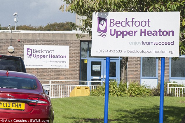 New term: Simon Wade, headteacher of Beckfoot Upper Heaton School (pictured), in West Yorkshire, said Asad had only been a pupil at the school for three weeks