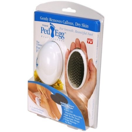 The PedEgg, to remove your calluses and leave your feet feeling smooth.