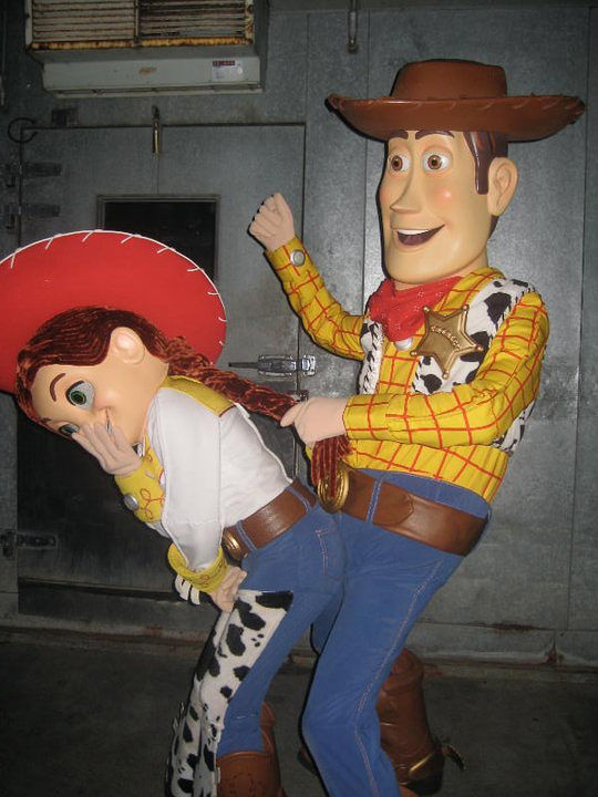 Woody with a woody