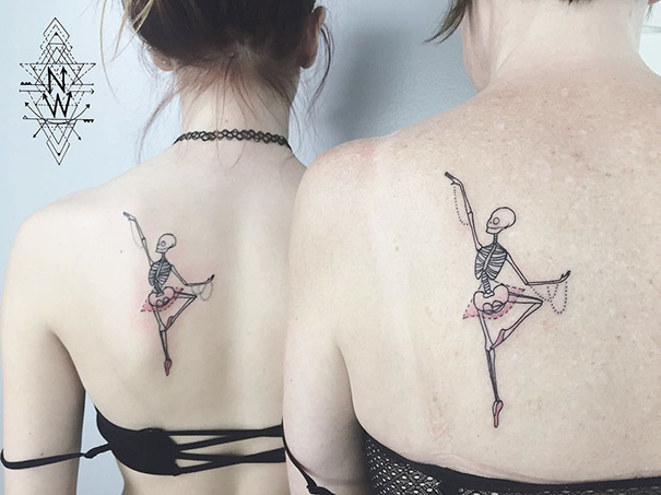 Dancing together until the day they die. This is what a pair of dedicated ballerinas look like.