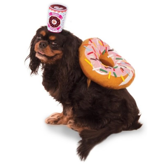 Donut and Coffee Pet Costume, $17.99
