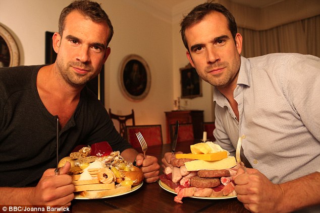 The twins are 35 and 'both gluttons' so they 'have to pay some serious attention' to expanding waistlines
