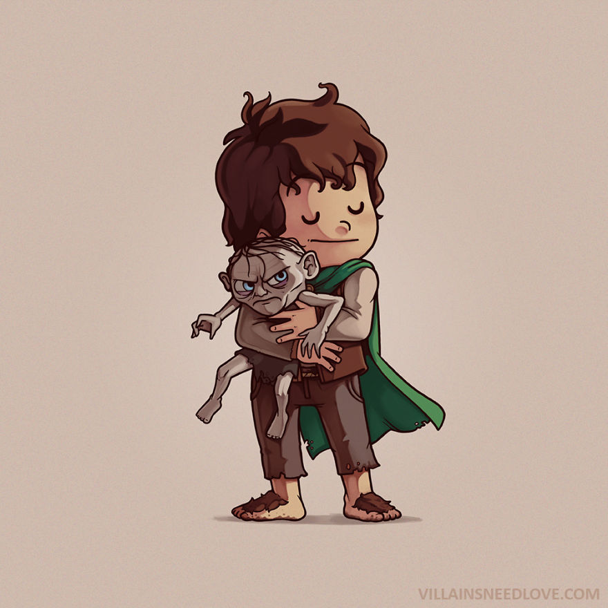 Gollum & Frodo