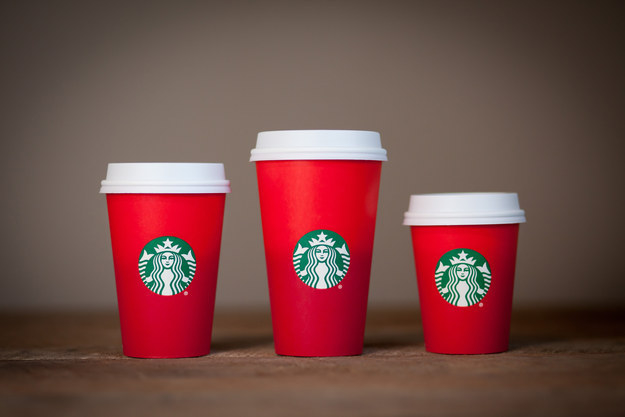 This isn't the first time people have been offended by Starbucks cups not being Christmasy enough.