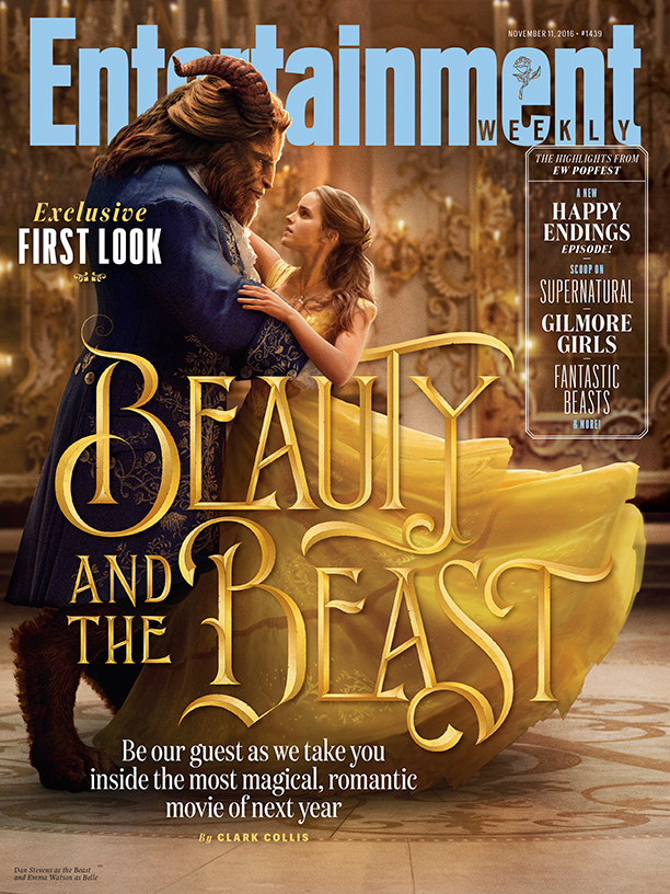 But we haven’t gotten a full-on first look at Belle and the Beast in their iconic costumes. UNTIL NOW, thanks to Entertainment Weekly.
