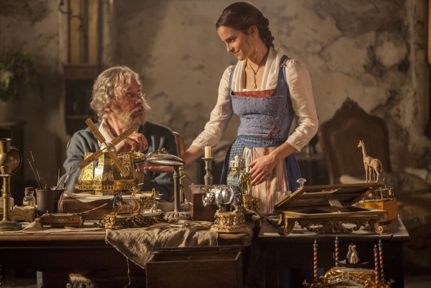 Fans will recall that in the animated film, Belle’s father, Maurice, is the inventor. But this time around, Belle takes on that role, and her father creates music boxes.