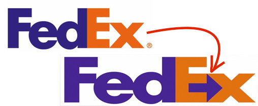 Between the "E" and "X" there's a hidden arrow that points to the right. It's meant to represent motion and efficiency.