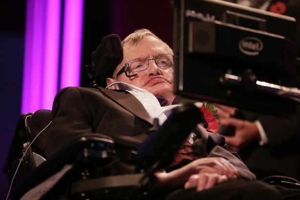 PM Theresa May presents Lifetime Achievement to Professor Stephen Hawking