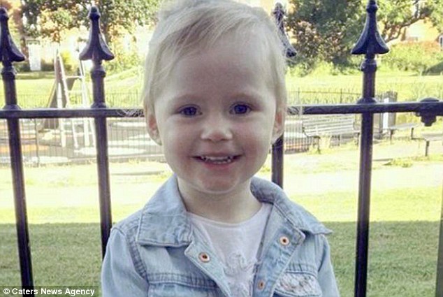 After eventually being prescribed antibiotics to treat the virus - despite doctors thinking she had eczema, her face has cleared up and it is hoped it will never return