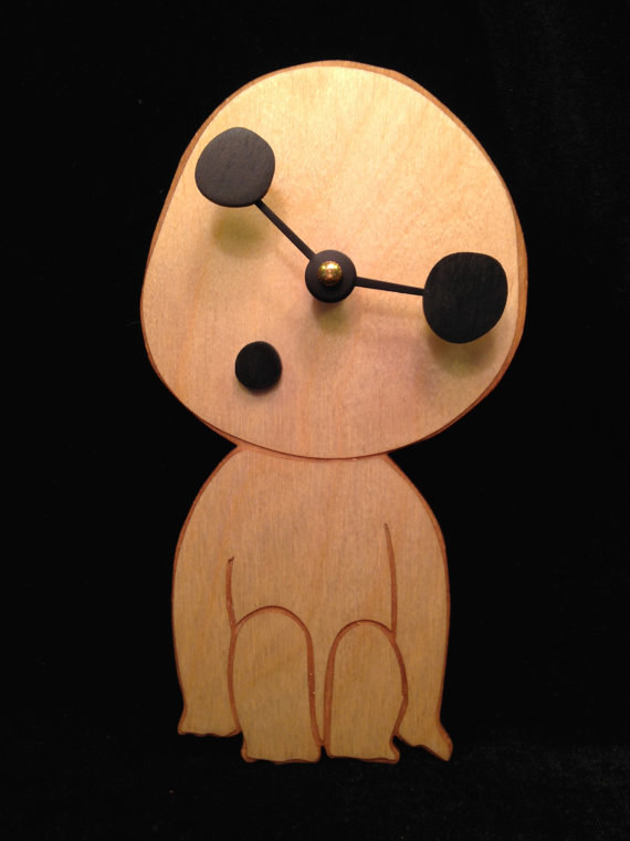 This kodama clock that's just as perplexed with the formalities of time as you.