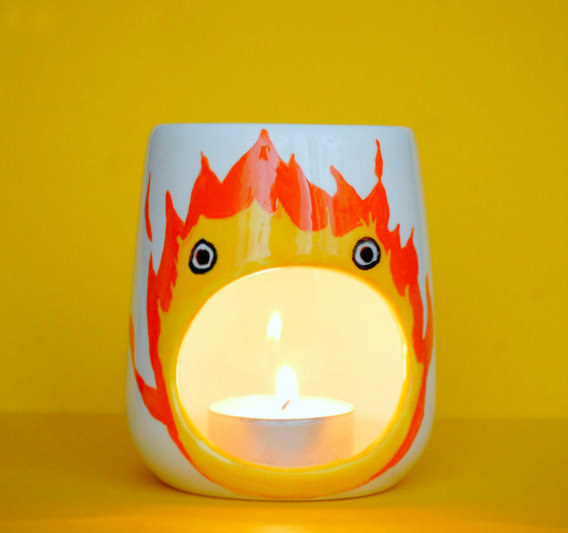 This candle holder that's the most accurate depiction of IRL Calcifer.